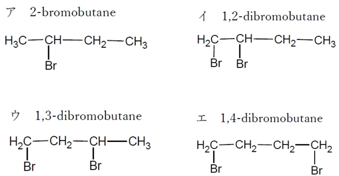 95回薬剤師国家試験問30 H-NMR dibromobutane